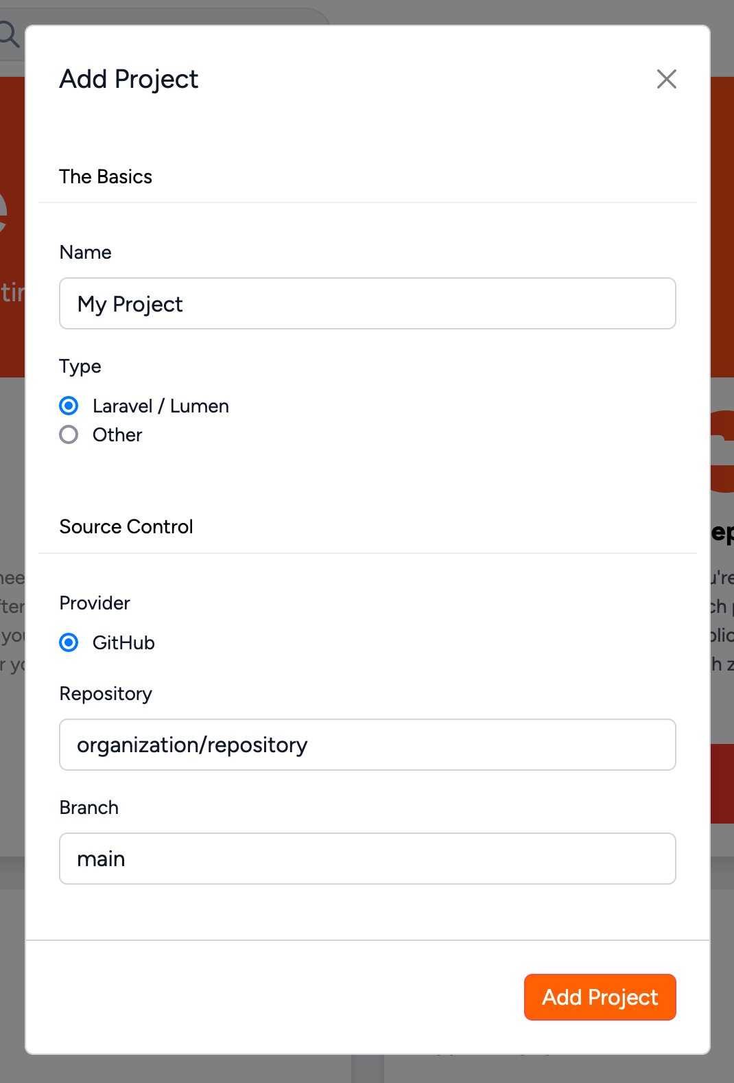 Quick Start - Envoyer